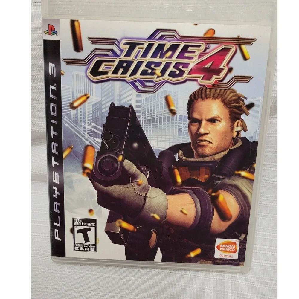 Time Crisis 4 Sony PlayStation 3 PS3 Bandai Namco Arcade Shooter Game CIB